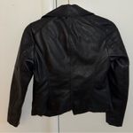 Noisy May  leather look jacket in black Photo 5