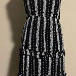 EUC Valencia & Vine Black and White Tiered Floral Sleeveless Dress size small Photo 0