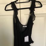 NWT Black Rumored Just Like Heaven Wrap Swim Cover Photo 3