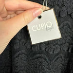 cupio NWT  black lace short sleeve blouse size 3X I38 Photo 5