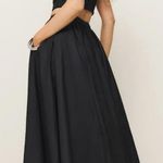 Reformation NWT Magnolia Two Piece Skirt Set Midi Skirt And Top Size 8 Black Photo 1