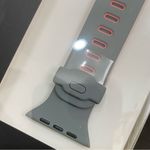 BELKIN Gray/Pink Rubber Silicone Apple Watch Band for 42mm/44mm Photo 7