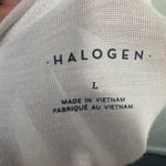 Halogen Women’s White Long Sleeve Top Size Large NWOT Photo 5