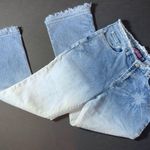 Bubblegum Y2K cut off denim capri  Photo 0