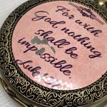 Strada pocket watch cooper toned 46mm quartz analog with chain necklace running Photo 2