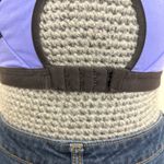 Victoria's Secret VSX Sport Racerback Bra Green Purple Black Stripe Colorblock Lightly Lined 34C Photo 5