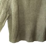 American Eagle  Hunter Green Open Knit Sweater Photo 5