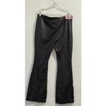 Serra  Women’s Black Faux Leather Pants Size XL NEW Photo 1