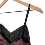 Papell Boutique Evening Formal Dress Floral Felt Shell Spaghetti Straps Zipper 4 Photo 5