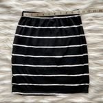 Windsor Black & White Stripped High Waisted Skirt Photo 2