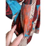 Diane Von Furstenberg  Silk-Blend Botanical Dress/ Swim Suit Cover Up Size 8 Photo 5