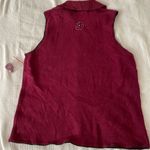 Classic Elements NWOT vintage  burgundy embroidered floral bead vest S dead stock Photo 10