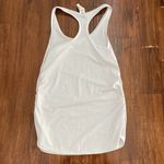 Fabletics White Tank Top Racerback Mesh Shirt Size XS Stretch Active Like New Photo 2