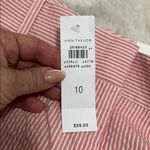 Ann Taylor  The Boardwalk Shorts Red Seersucker Photo 7