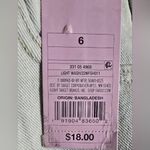 Wild Fable  Light Blue Denim Shorts Sz 6  & Eco Warrior White Tee Sz M Photo 14