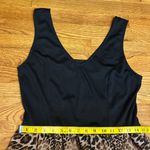 Liberty Love  Women’s XL Black Brown Cheetah Print Strappy Backless Maxi Dress Photo 2