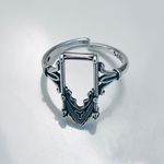 Urban Outfitters “Cathedral” Lenore Gothic Arch Window SS Ring Photo 1