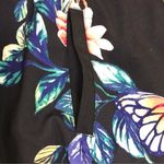 Chico's Chico’s Reversible Floral & Black and White Striped Bomber Jacket Sz 10 / 1 Photo 8