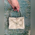 Vintage Y2K Eyeful beaded floral bridal wedding purse White Photo 7