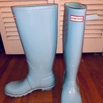 Hunter Rare Tiffany Blue  Rain Boots Photo 0