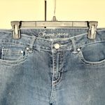 None Blue Women's Distressed Straight Leg Jeans Size 9 Photo 2