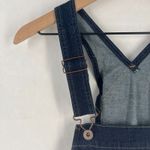 Dickies  Relaxed Fit Bib Overalls Womens Small Blue Denim Cotton Straight Leg Photo 2