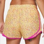 Nike  Dri-Fit Icon Clash Tempo 3’’ Running Shorts in Yellow/Pink Speckled Size S Photo 2