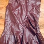 Say What? say what NWT faux leather ruffled Burgundy dress brand new size L Photo 6