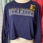 Russell Athletic  Navy Buccaneers Long Sleeve Crop top Photo 0