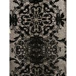 NWT MAURICES WO SIZE Small Black velvet accent design Silver Metallic dress Photo 11