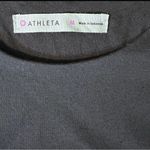 Athleta  Horizons Midi Black Dress Athleisure Cinched Waist Cap Sleeves Women’s M Photo 6