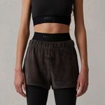 Fear of god Essentials Women's Iron Velour Beach Shorts Photo 0