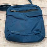 Travelon  Teal Blue Nylon RFID Shielded Pocket Crossbody Bag Photo 1