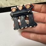 Handcrafted Clay Perhaps? Navy Sailors Brooch Pin Blue Naval Suits Photo 5