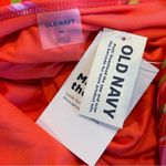 Old Navy Women’s New  red pink floral half zip one piece swimsuit size xl Photo 7