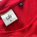 CAbi Women’s Short Sleeve Red Body-con Shirt Dress w/ Adjustable Sleeves Medium Photo 9