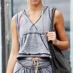 Free People  Movement Gray Sleeveless Hoodie Size XS Photo 0