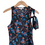 Thakoon Collective Black Daisy Printed Dress size2 Shoulder Detail Sleeveless Size 2 Photo 3
