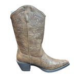 Roper Western Boots Womens Alisa Glitter Brown Size 9 New Photo 2
