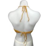 Forever 21  Multicolor Halter Crochet Striped Boho Festival Crop Tank Top Size S Photo 1