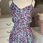 Pretty Good  Romper Colorful Floral Spaghetti Strap Womens Small Photo 4