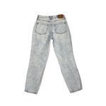 Aeropostale  Blue Destroyed Grunge Denim Straight Baggy Mom Jeans Size Women's 2 Photo 3