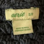 Aerie  Women's Crochet Floral Deets Vacay Puffed Long Sleeve Cropped Top Sz Small Photo 6