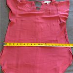 Loft Coral Pink  Cap Sleeve Blouse in XS Photo 2