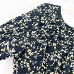 Free People  Intimately Womens Dessa Puff Sleeve Ditsy Floral Blouse Bodysuit L‎ Photo 4