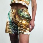 H&M NEW Hand-Dyed Geode Sweatshorts | Size M/L Photo 1