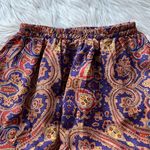 The Limited Silk Paisley Print Flounce Hem Skirt Photo 1