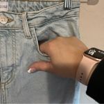 ZARA  Light Wash High Rise Straight‎ Denim Jeans Photo 2