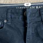 American Eagle  Hi-Rise Festival Black Distressed Jean Shorts Photo 4