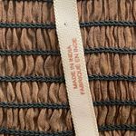 Free People Brown Floral Smocked Fit & Flare Lined Blouse, size XS Photo 2